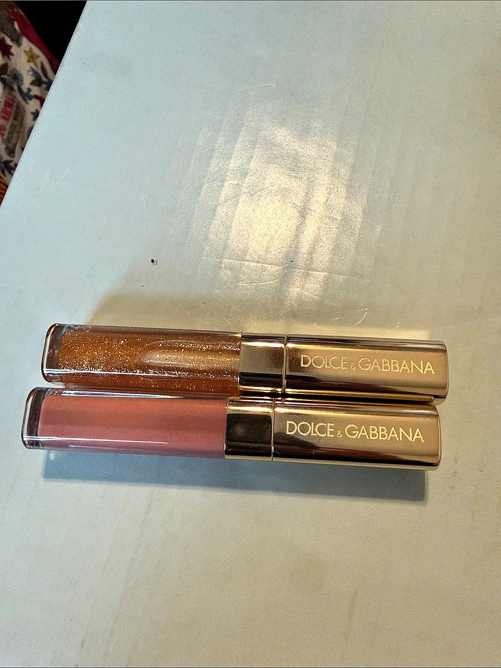 Dolce & Gabbana The Lipgloss Duo in Pink & Gold